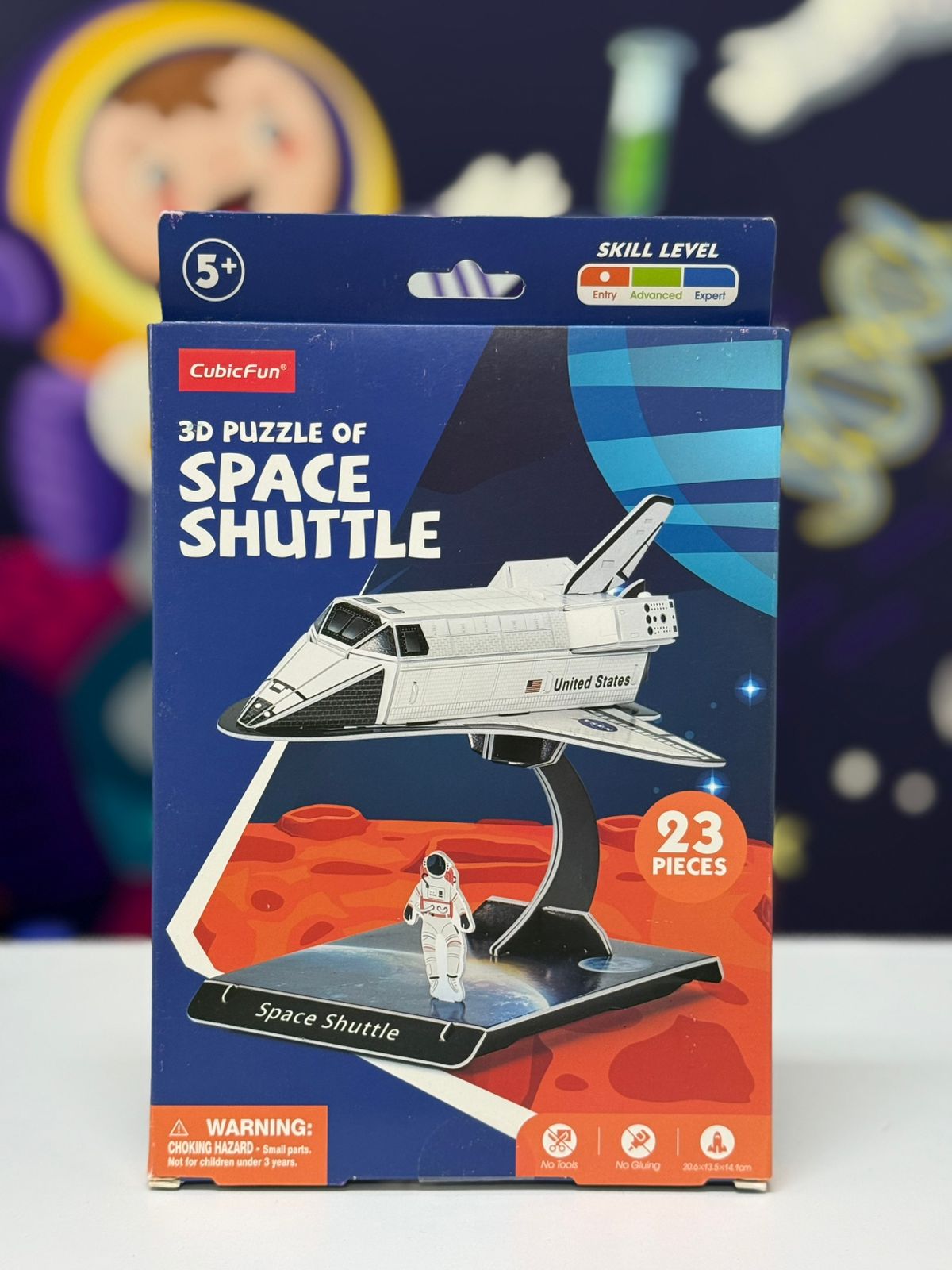 3D Puzzle Space Shuttle  CubicFun 23 piezas
